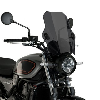 Kawasaki Z650RS 復古風鏡 適用於 川崎 巡航機車改裝防風鏡 Z650RS 機車靠背Z650RS