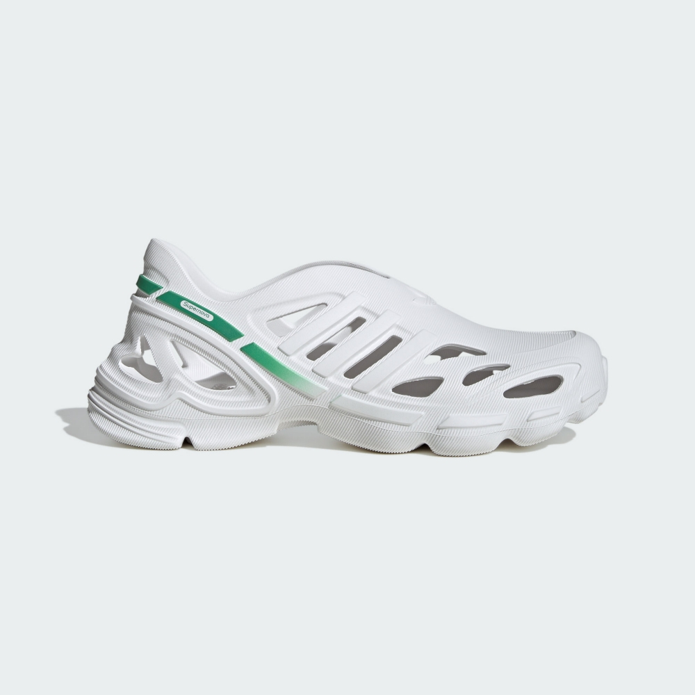 adidas adiFOM SUPERNOVA 休閒鞋 男女款 白綠 涼鞋 一體成形 三葉草 魚骨 愛迪達 IF3958