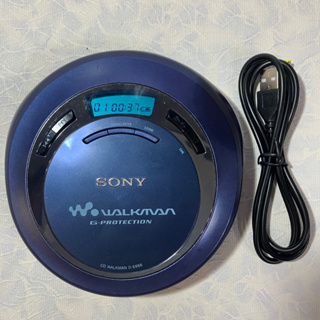 【Sony】*美品*CD CD-R/RW隨身聽 D-E666（二手出售，有顯示液晶螢幕）送充電線