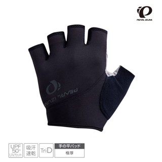 【Pearl izumi】34-13半指手套 極厚墊 黑 (短指手套/半指手套/短手套/單車手套/抗UV手套/防滑手套