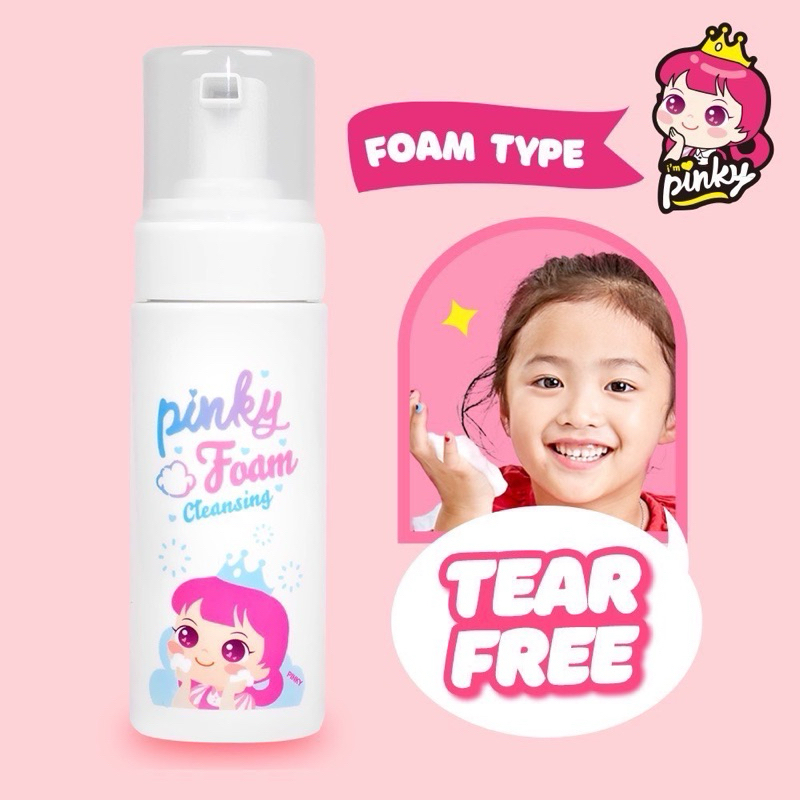 ✨現貨✨韓國【 Pinky 】兒童 臉蛋溫和潔面慕絲 洗面乳 洗面慕斯