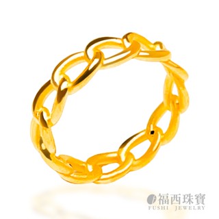 福西珠寶 『6D歐美戒』 黃金戒指 固定圍戒指 純金戒指 純金9999