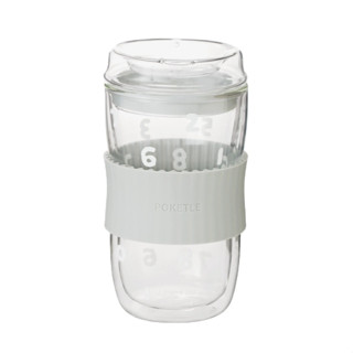 SOU SOU sousou × POKETLE vidro 330 保溫杯 玻璃製 雙層結構 330ml 現貨