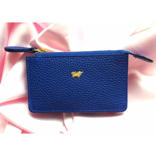 BRAUN BUFFEL-德國製鑰匙包/零錢包-德國小金牛立體零錢鑰匙包-寶藍色-台灣現貨