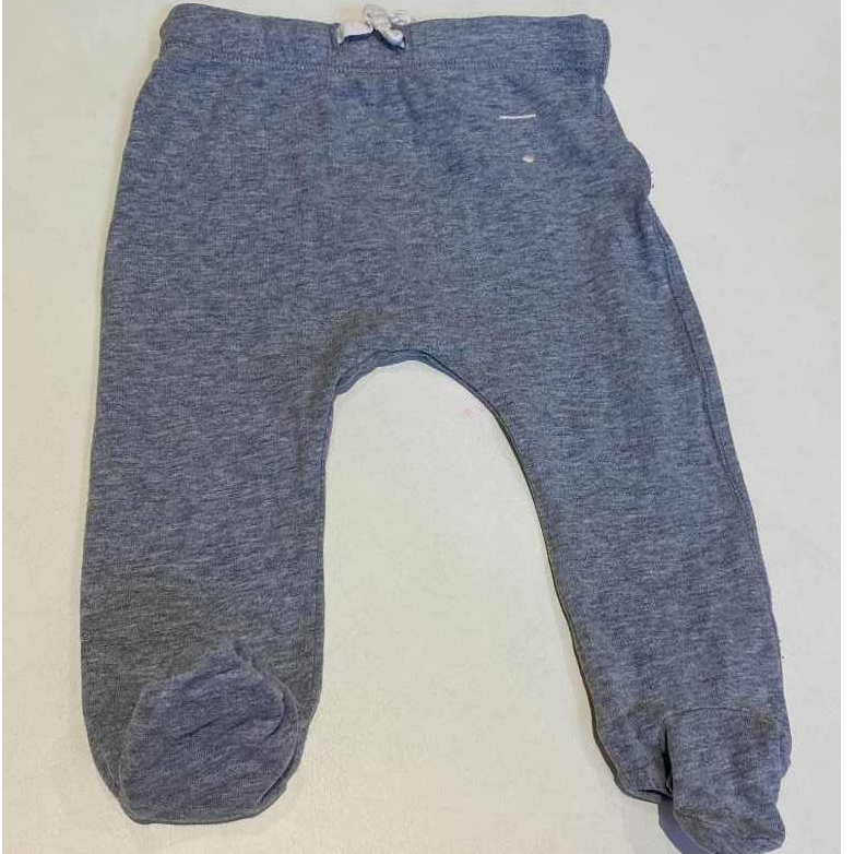 荷蘭gray label 寶寶包腳棉褲 grey melange 灰色 6-9m