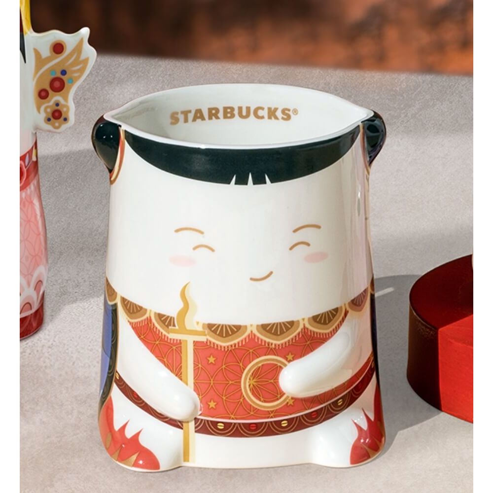 ☆ 全新 星巴克 Starbucks 台灣在地文化系列 祈願平安馬克杯 哪吒 三太子 外國友人送禮 行車平安