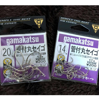【光輝釣具】GAMAKATSU 管付丸セイゴ 魚鉤