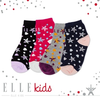 【ELLE KID’S】愛心點點 童襪 襪子 止滑 顆粒 棉襪 兒童襪 男童襪 女童襪