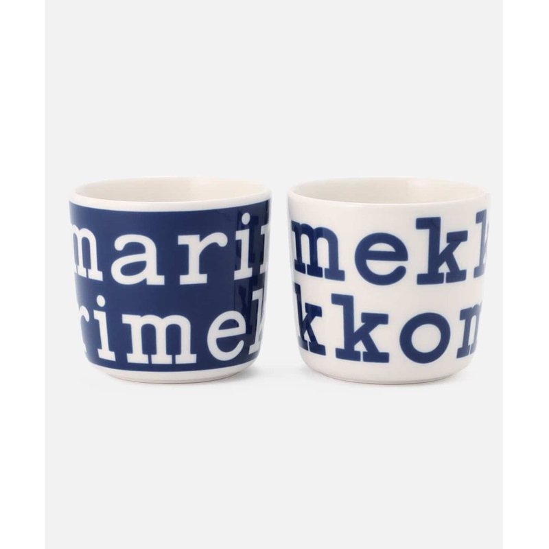 日本代購 marimekko 日本限定 LOGO對杯組 標誌 咖啡杯