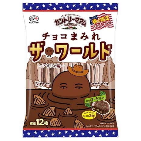 日本 不二家 濃厚可可鄉村餅 濃厚可可 12枚 不二家巧克力