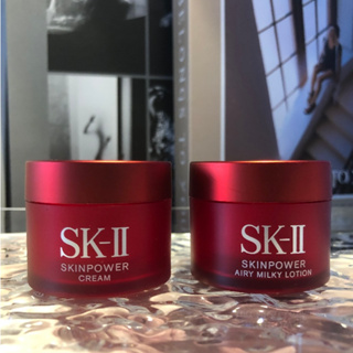 小紅書好物 SK-II SK2 大紅瓶 肌活能量活膚霜15ml 青春露30ml 亮采化妝水30ml 全效活膚潔面乳20g