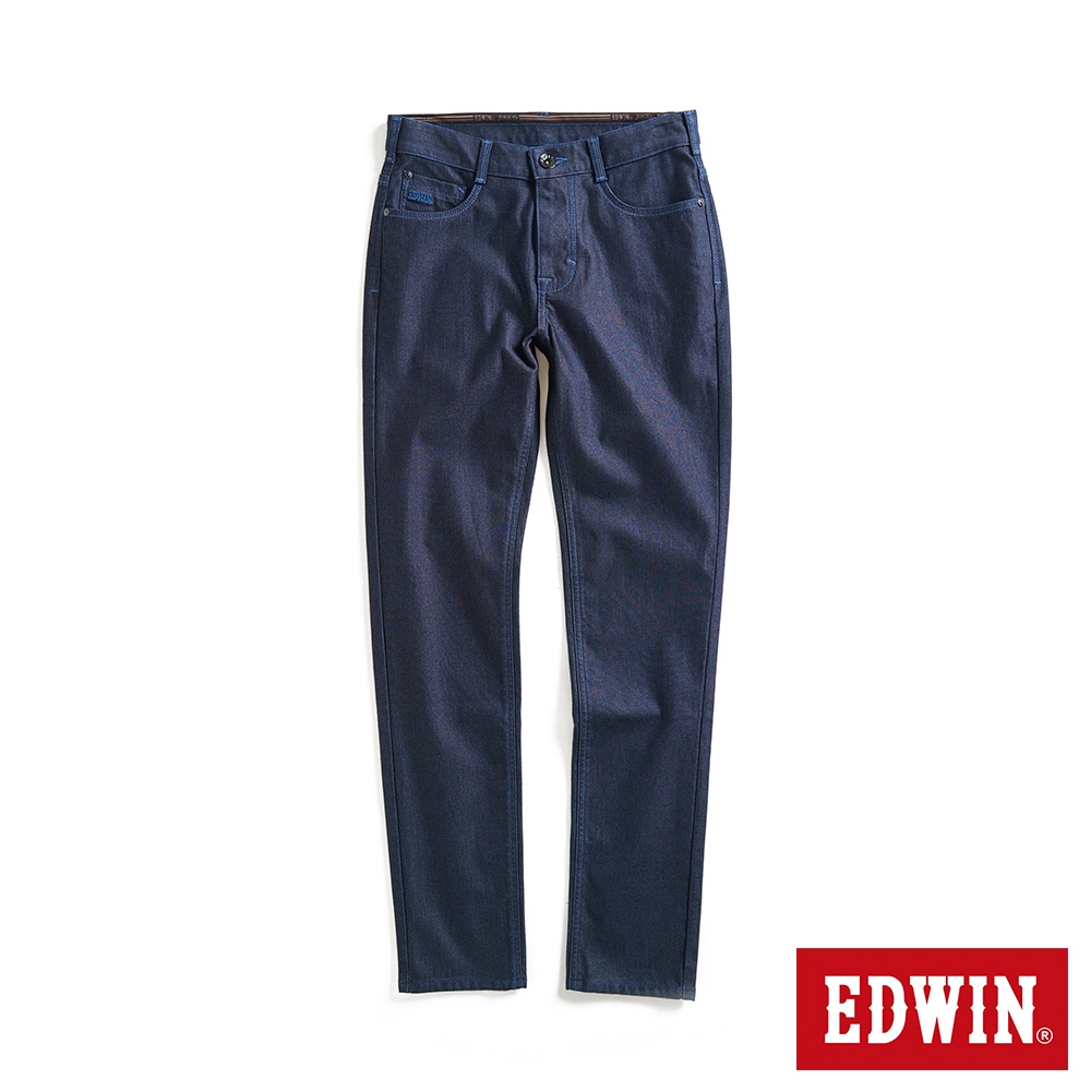 EDWIN 女款 迦績JERSEYS 全方位超彈力高腰丹寧錐形褲(原藍色)