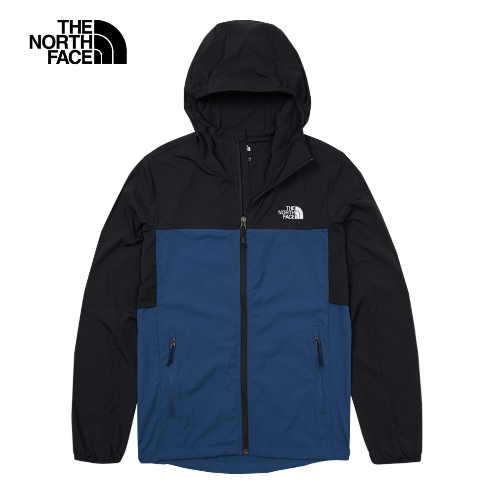The North Face SUN CHASE WIND JACKET 拼接涼感防曬男風衣外套-NF0A87VYMPF
