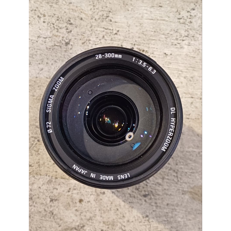 (單鏡頭)(瑕疵品)  sigma 28-300mm f3.5-6.3 高倍率 變焦旅遊鏡 EF接環 canon單反可用