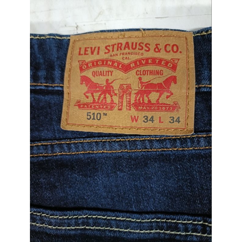 Levis，510型，窄管褲