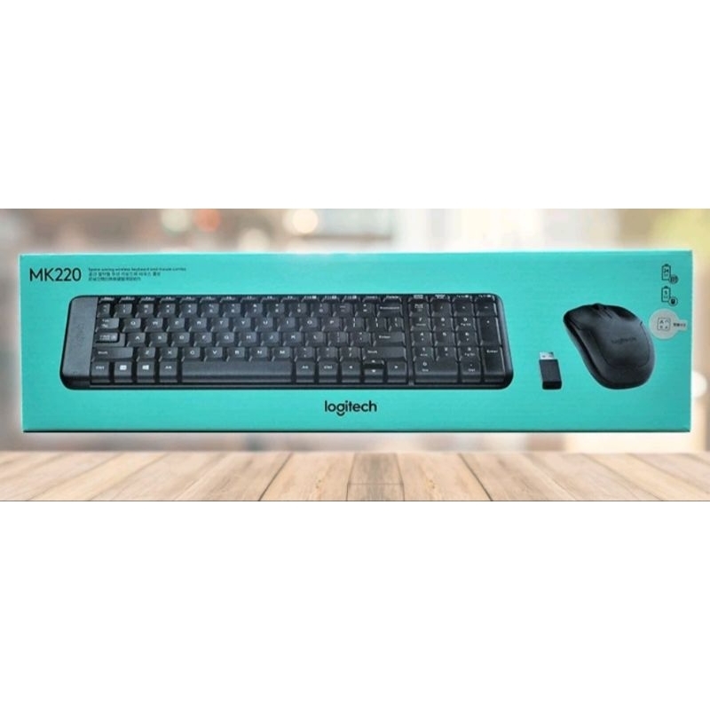 羅技MK220 滑鼠鍵盤組（全新）