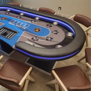 ♠️豪華德州撲克♠️籌碼桌棋牌室專用桌面顏色尺寸可訂製德州桌子（下單聊聊客製化！）