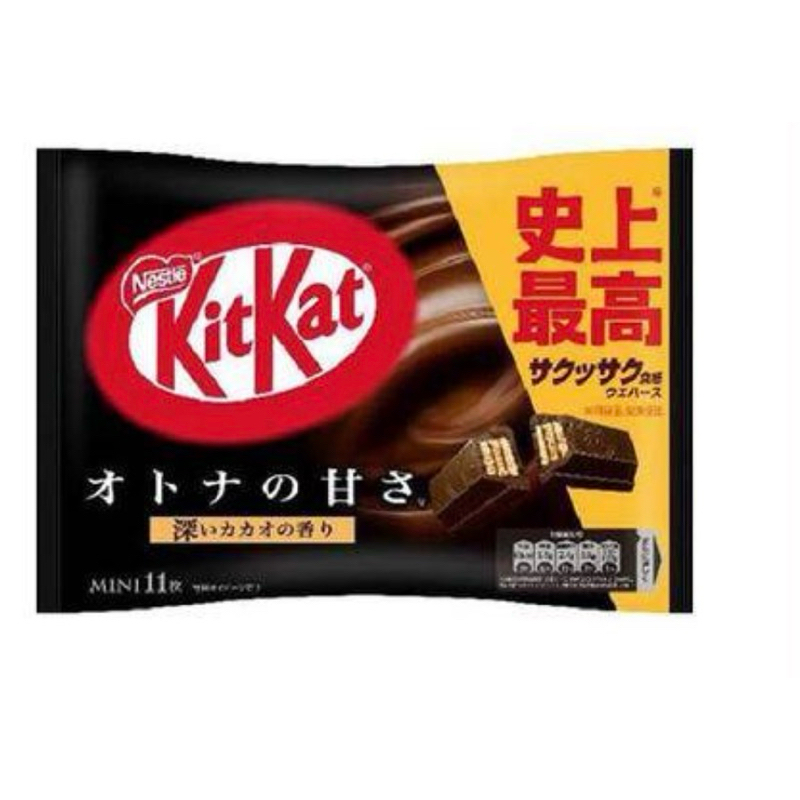 KitKat奇巧威化巧克力-濃黑巧克力口味124.3g