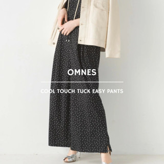 ［SUMI選物］OMNES 寬褲 休閒長褲 OMNES 005-黑色 落地褲 涼感接觸簡約休閒寬褲 休閒褲女 日系寬褲