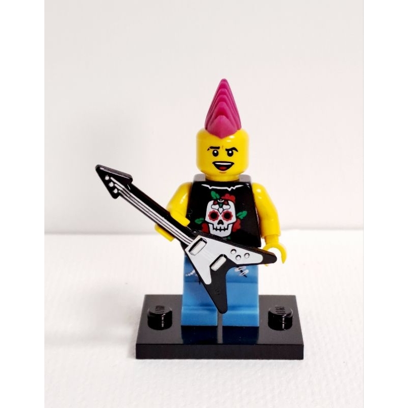 絕版樂高公仔LEGO龐克吉他手8804