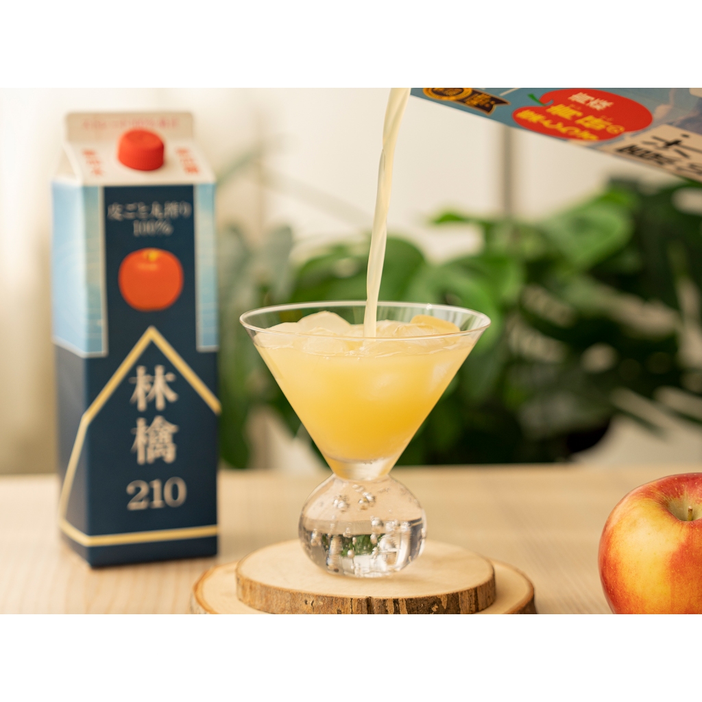 日本青研 林檎210青森蘋果汁 林檎蘋果汁 天然純榨蘋果汁 青森蘋果汁 蘋果汁原汁原味