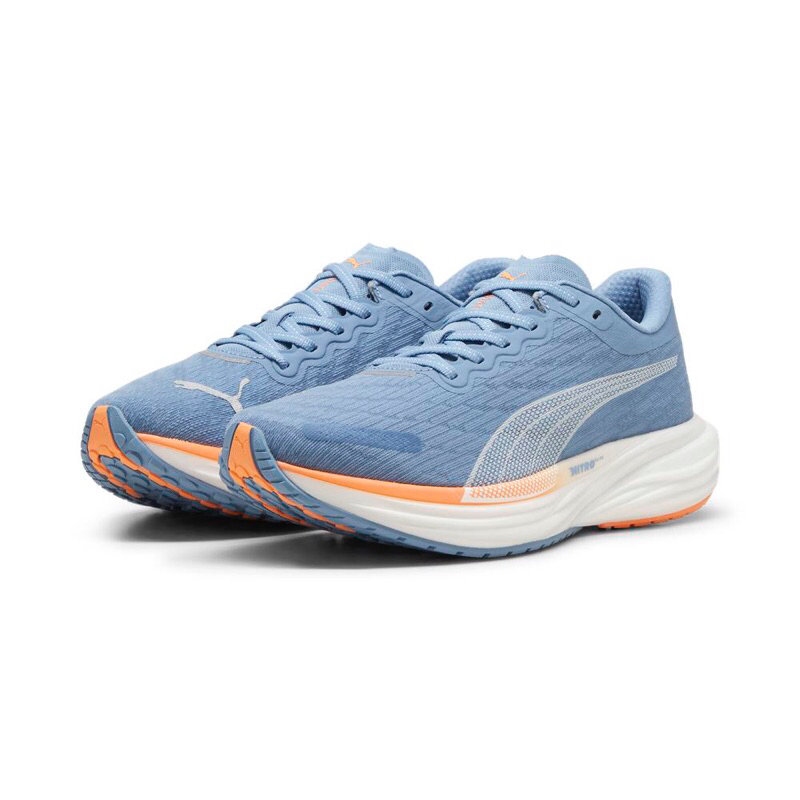 @SIX@PUMA Deviate NITRO™ 2 慢跑運動鞋 男款 氮氣跑鞋 水藍橘 376807-23