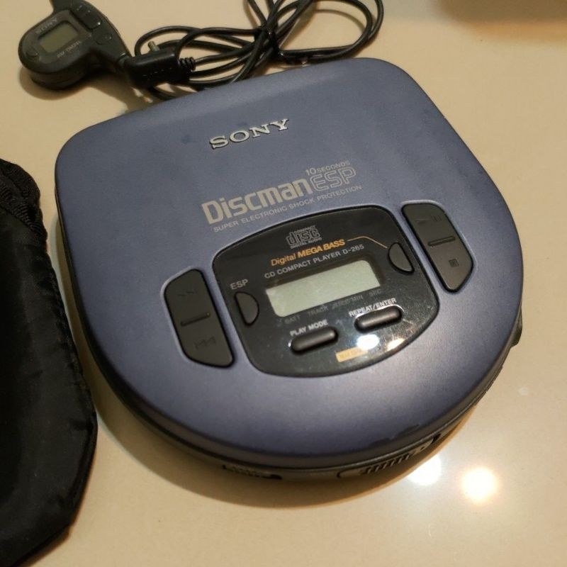 最後值下功能完美  SONY Discman D-265  CD隨身聽 單機/線控/保護套/