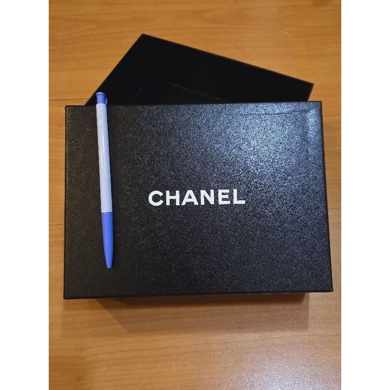 Chanel 香奈兒 小香 名牌精品配件 包裝盒 紙盒 收納盒 黑盒 23cm*17cm