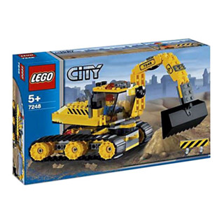LEGO 樂高 7248 城市系列 履帶挖掘機 絕版 二手