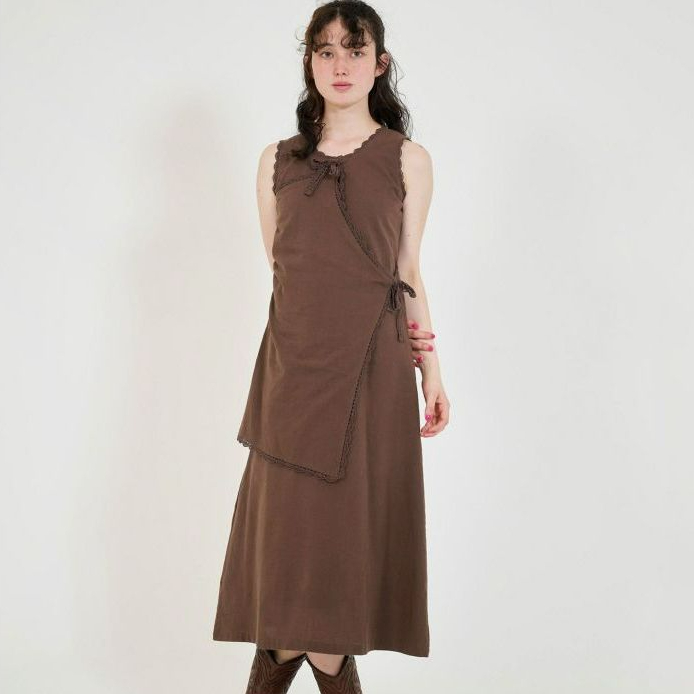 TINA：JOJUN 分層式棉質連身裙 全2色 日系 單品 ｜tnj321-0784【1】