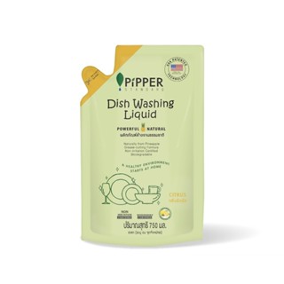 【蝦皮直營特選】PiPPER STANDARD 沛柏鳳梨酵素洗碗精補充包(柑橘) 750ml