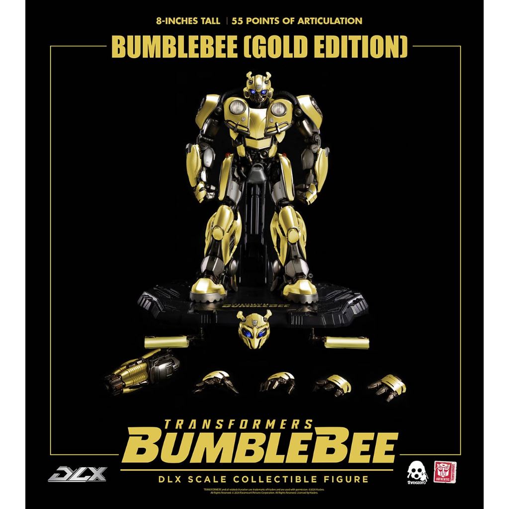 Threezero DLX 變形金剛 外傳 大黃蜂 黃金限定版 Transformers Bumblebee Gold