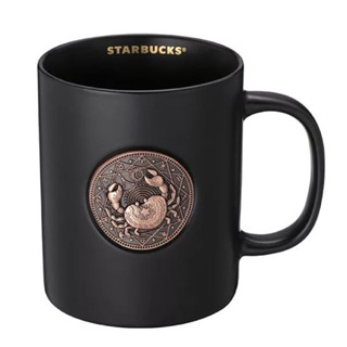 妞妞小舖 星巴克 starbucks 鐫刻巨蟹星座馬克杯 星座杯 巨蟹座 免運 限量 四代