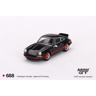 (玩夢) MINI GT No.688 Porsche 911 Carrera RS 2.7 Black Red