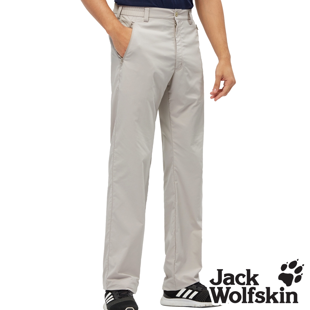 【Jack wolfskin 飛狼】男 俐落剪裁休閒長褲 登山褲『米卡』