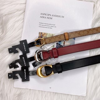 居羽精品代購 Coach C字Logo皮帶 女款皮帶