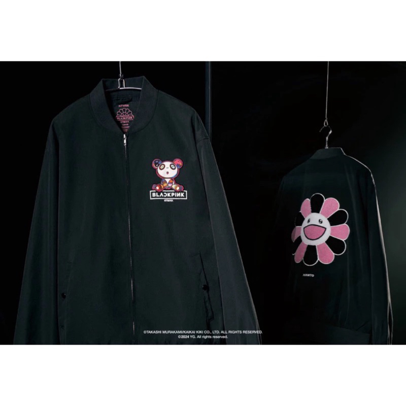 🖤BLACKPINK x Takashi Murakami 村上隆 BP｜夢境熊貓款🐼🩷全新✨飛行外套 飛行夾克🎞️
