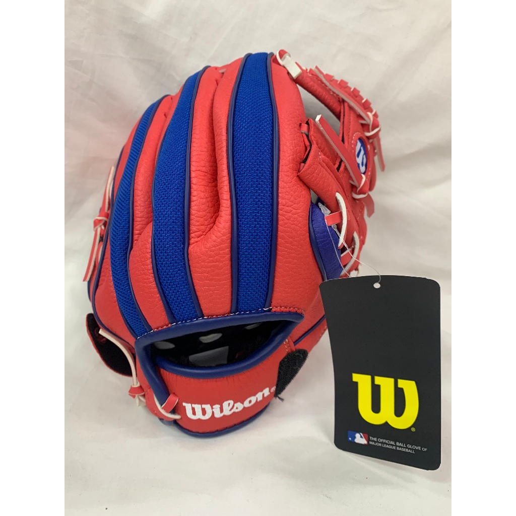 Wilson A200 EZ Catch WBW10045510/10045610 黑紅/藍紅 兒童棒球手套10吋