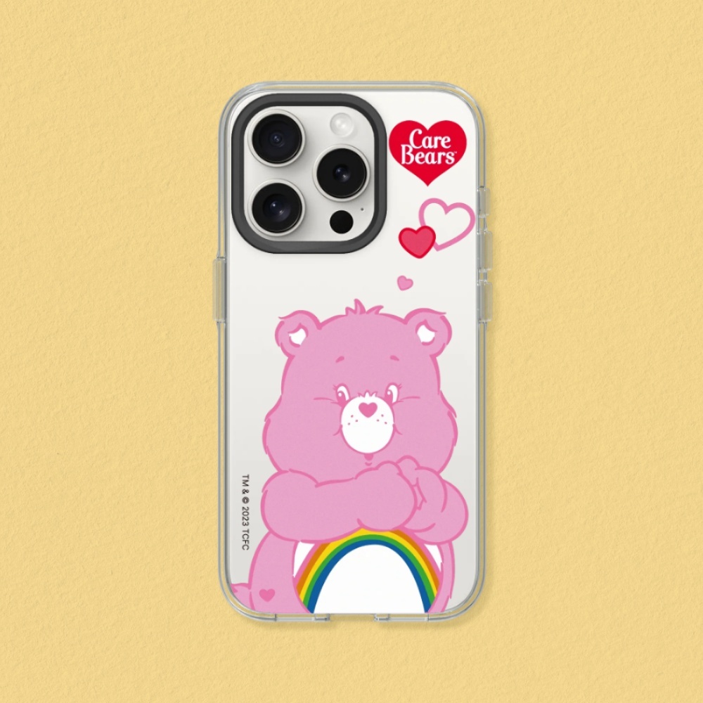 犀牛盾 適用iPhone Clear透明防摔手機殼∣Care Bears系列/Cheer Bear