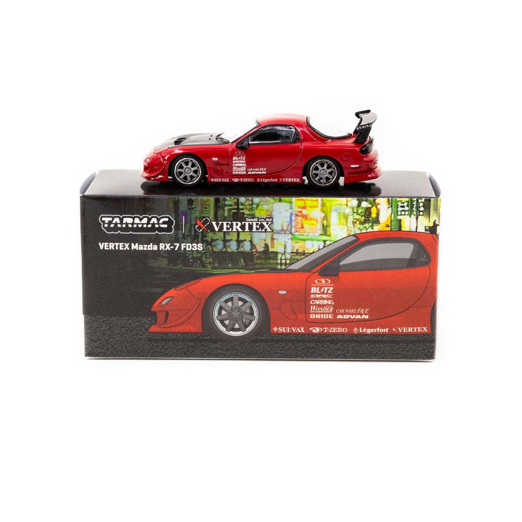 (林口現貨) Tarmac Works 1/64 VERTEX Mazda RX-7 FD3S 合金車