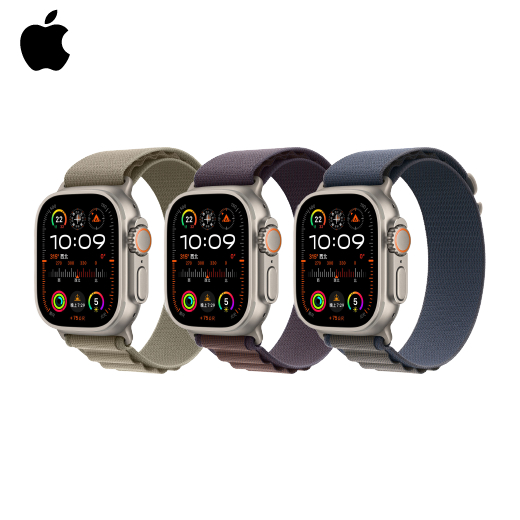 分期【Apple】Apple Watch Ultra 2 (GPS+行動網路) 49mm鈦金屬錶殼+高山錶環 L