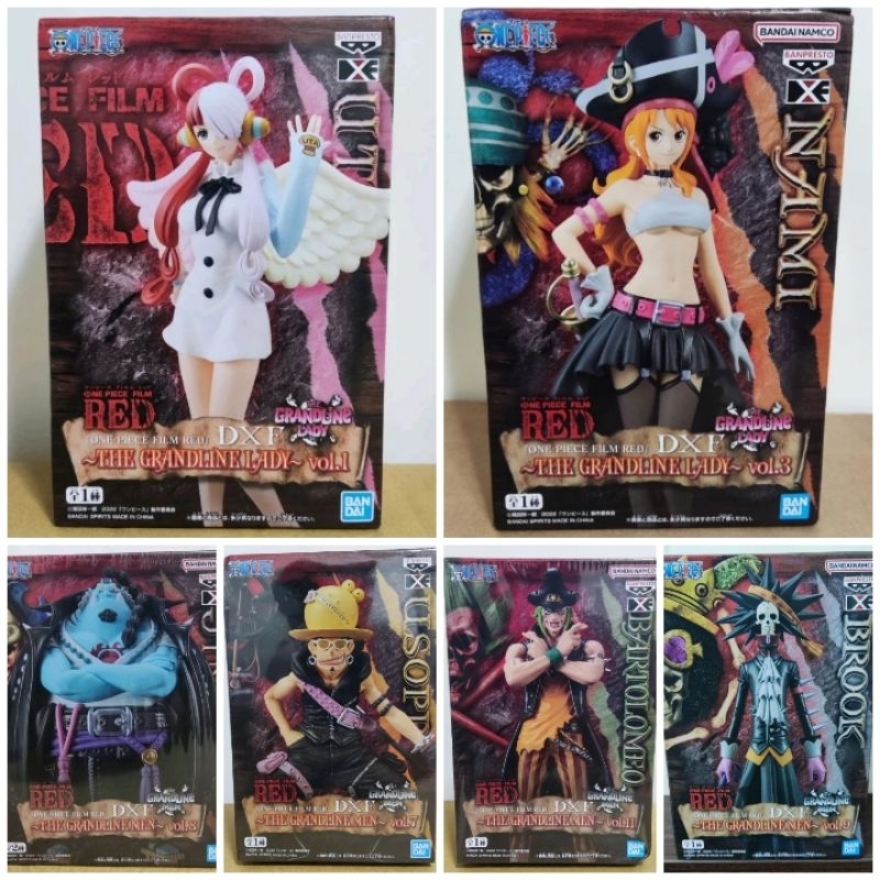 ［金證/白證］海賊王 航海王 劇場版 RED DXF 紅髮歌姬 烏塔 娜美 騙人布 甚平 布魯克 紅髮 公仔 模型