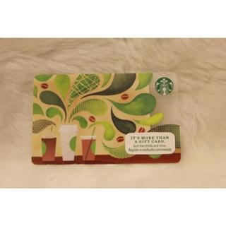 星巴克 STARBUCKS 美國 2015 三杯咖啡 星巴克卡 隨行卡 儲值卡 卡片 收藏