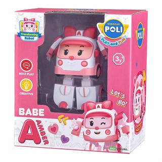 ROI TOYS 救援小英雄波力POLI BABE 4吋變形車 安寶 【鯊玩具】