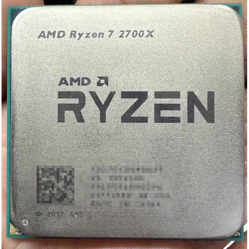 AMD Ryzen 7 2700X 散裝無風扇