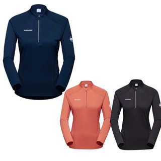 mammut 長毛象 女長袖 aenergy fl half zip ls af抗菌半拉鍊長袖排汗衣 101601320