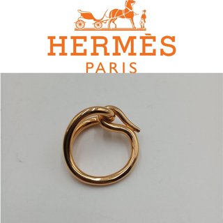 二手真品 HERMES 愛馬仕 絲巾環 L401