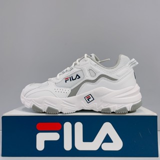 FILA BOX TYPE 女生 白色 舒適 厚底 運動 老爹鞋 休閒鞋 5-J341Y-143