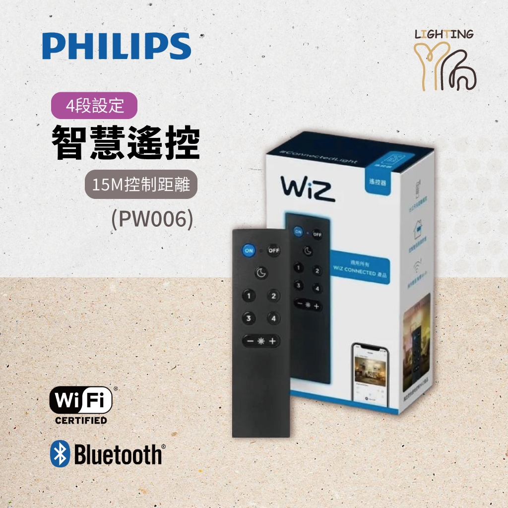 【划得來LED】 PHILIPS飛利浦 WiZ 智慧遙控器 配件 PW006 PW06N