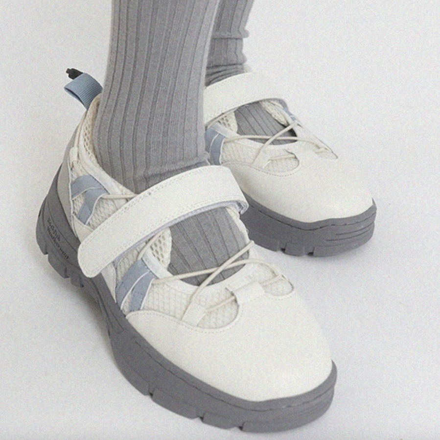 韓國代購 ROCKFISH LACE-UP VELCRO SNEAKERS 瑪莉珍鞋 明星同款 芭蕾鞋 平底鞋 娃娃鞋